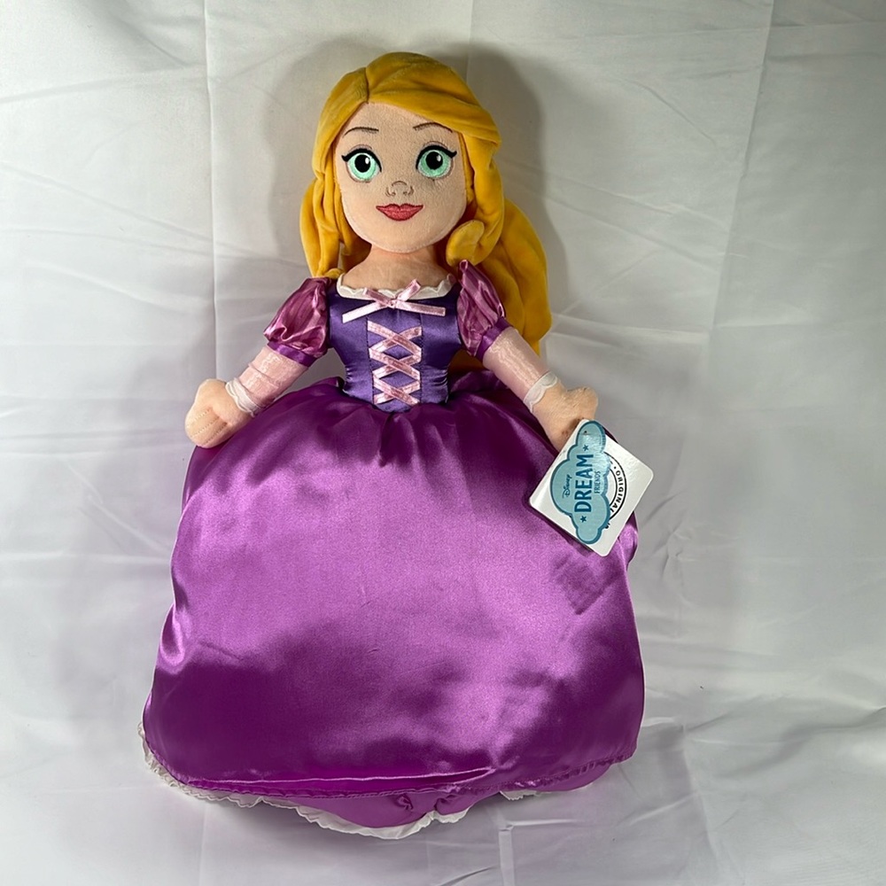 Disney Parks Dream Friends Plush Pillow Princess Rapunzel NEW WITH TAG.   (0012)